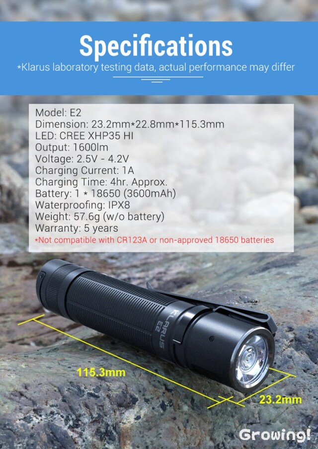 ナイフショップ グローイング！□KLARUS【クラルス】□ 「E2