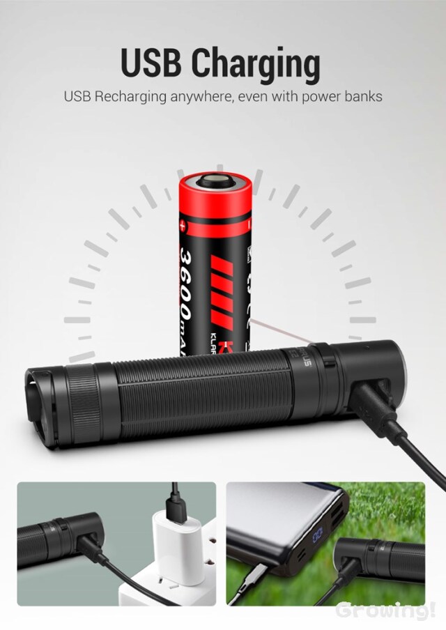 タクティカル　懐中電灯　KLARUS Amazon.co.jp: KLARUS EP10 V21000ルーメンUSBC充電式懐中電灯