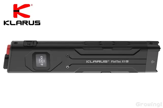 KLARUS【クラルス】■ 「フラットタックX1」E ウルトラスリム タクティカル LED フラッシュライト【4200ルーメン】【充電式】【IPX6】【USB-C】