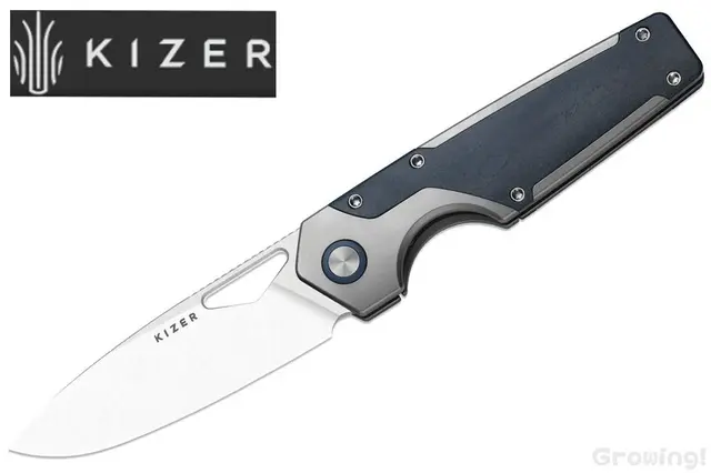 KiZER【カイザー】■ 「サーペンティン」 【M390】【フロントフリッパー】【チタニウム】KI3759FDA3 折りたたみ 【配送料無料】