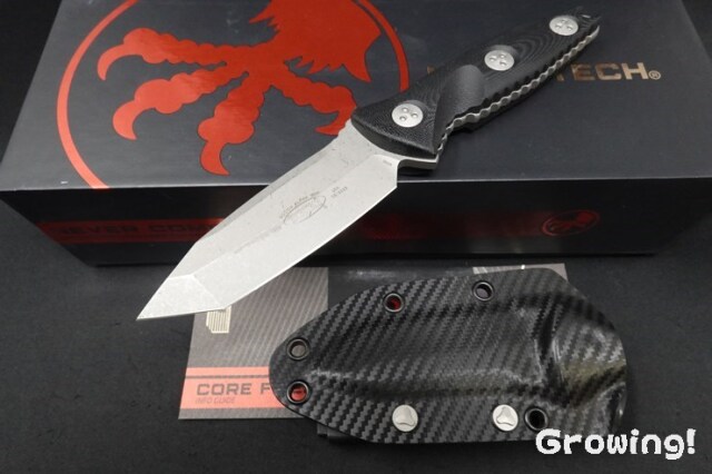 ナイフショップ グローイング!□Microtech【マイクロテック】□ ソーコム アルファ ミニ T/E AP 【M390】【G-10】Socom Alpha 114M-10AP フィックスド
