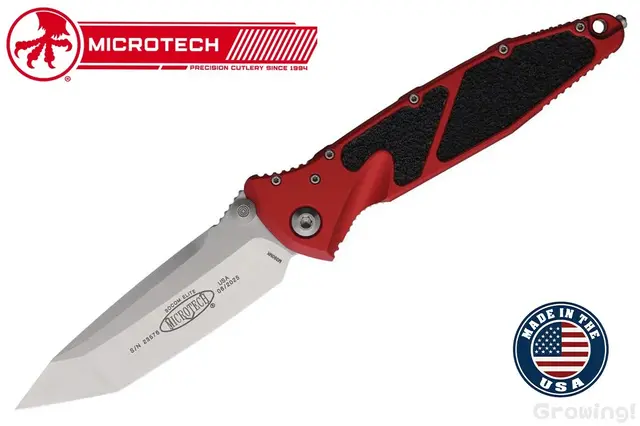 Microtech【マイクロテック】■ ソーコム エリート【M390MK】【レッド アルミニウム】SOCOM ELITE  161-10RD 折りたたみ フォルダー アメリカ製 【配送料無料】