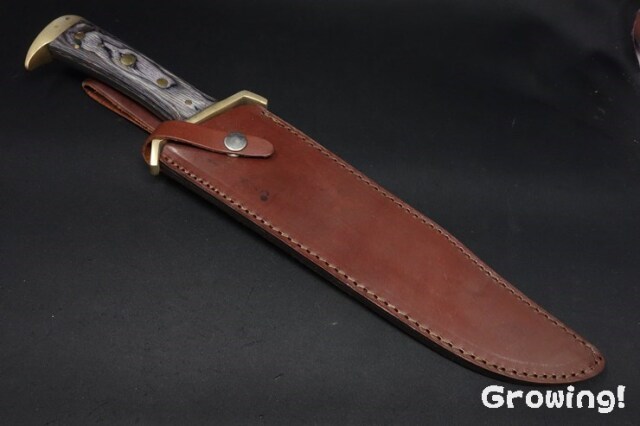 ナイフショップ グローイング！□「大型セーブル ボウイ」【ステンレス