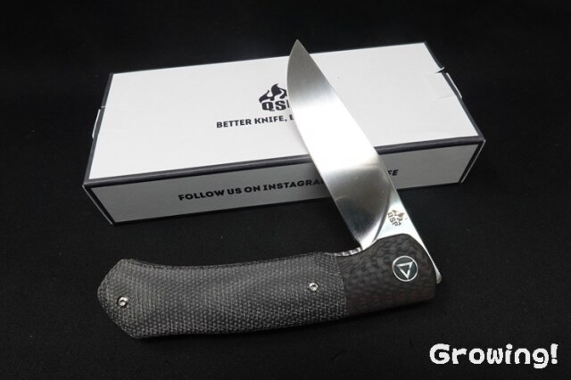 ナイフショップ グローイング！□QSP□ ガネット 【154CM】【カーボン