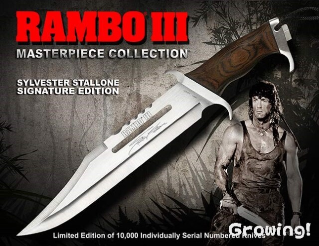 ナイフショップ グローイング！□ランボー3 公式レプリカ 【新型  