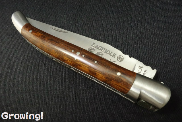 ナイフショップ グローイング！□ラギオール 折りたたみナイフ 装飾  