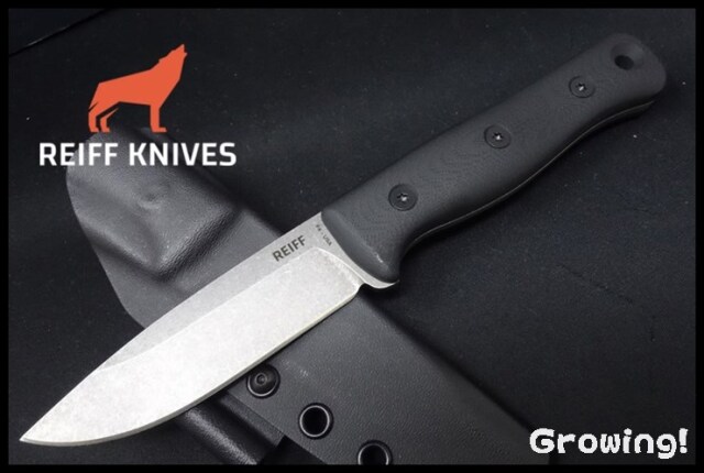 ナイフショップ グローイング！□REIFF【リーフ】□ 「F4」ブラック