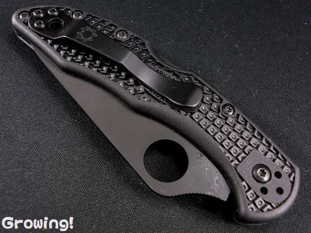 ナイフショップ グローイング！□Spyderco【スパイダルコ】□ デリカ4 ブラック 【VG-10】【波刃】【FRN】DELICA4  C11PSBBK 折りたたみ