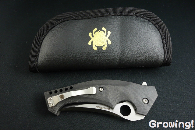600本限定 廃盤 希少 C92P スパイダルコ コパ SPYDERCO Spyderco Kopa Knife C92TCP, Ltd Edition 4, Tiger Coral, BNIB