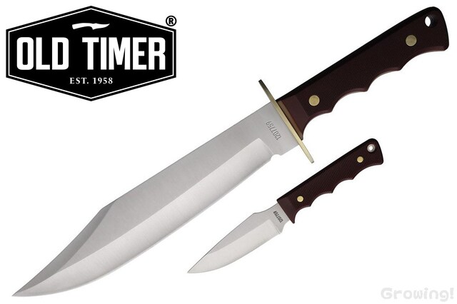 SCHRADE【シュレード】■ 「OLD TIMER」ボウイナイフ 2本セット【ステンレス】【シンセティック】 フィックスド
