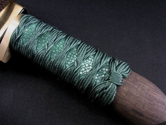 伝統工芸士 佐治武士 ナイフ【家康】青紙スーパー鋼、新品未使用 ナイフショップ グローイング！□佐治武士【さじ たけし