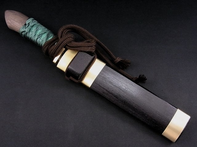 伝統工芸士 佐治武士 ナイフ【家康】青紙スーパー鋼、新品未使用 ナイフショップ グローイング！□佐治武士【さじ たけし