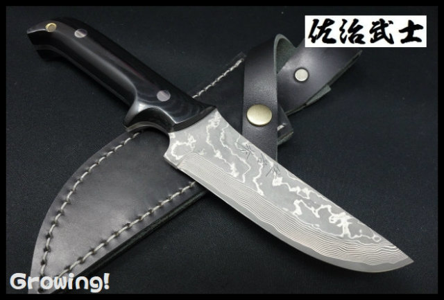 佐治武士作 影法師300 300mm 剣鉈 和式ナイフ シースナイフ 伝統工芸