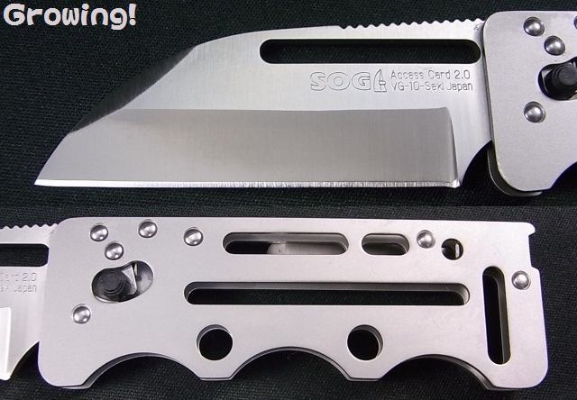 ナイフショップ グローイング！□SOG【ソグ】□ アクセスカード 2.0