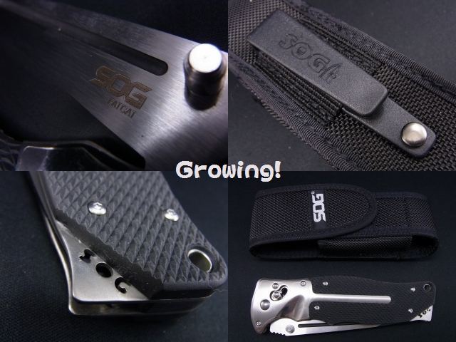 ナイフショップ グローイング！□SOG【ソグ】□ ファットキャット【VG  