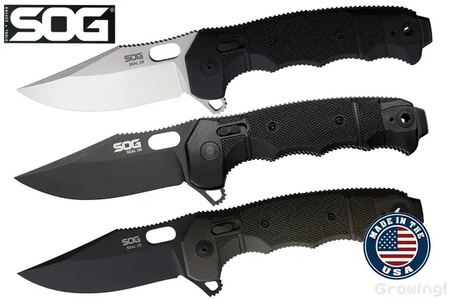 SOG【ソグ】■ SEAL XR 【CPM-S35VN】【XRロック】【GRN】折りたたみ アメリカ製 【配送料無料】