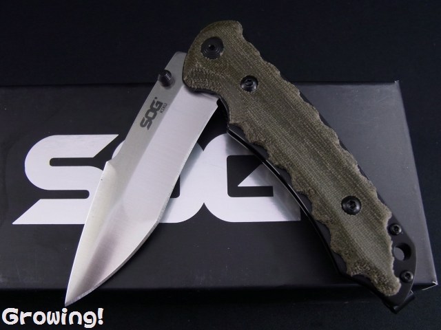 ナイフショップ グローイング！□SOG【ソグ】□ KIKU Folder 松田菊男