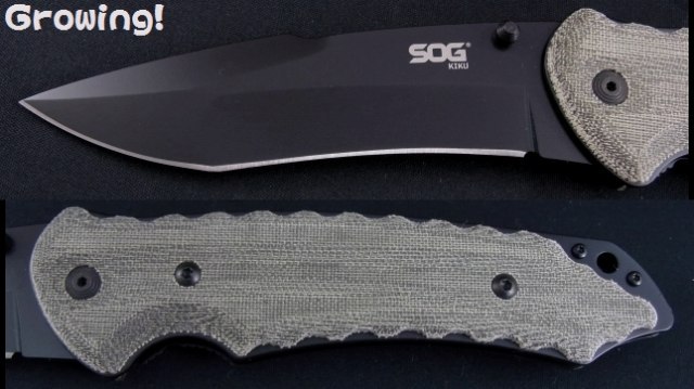 ナイフショップ グローイング！□SOG【ソグ】□ KIKU Folder 松田菊男