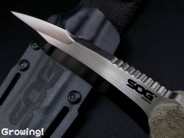 ナイフショップ グローイング！□SOG【ソグ】□ KIKU FIXED 松田菊男