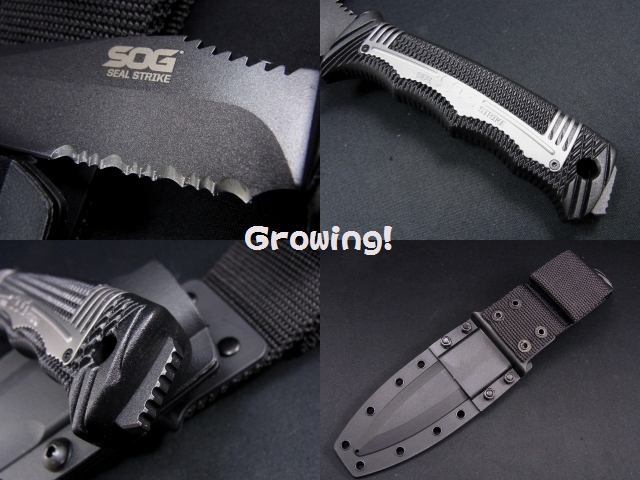 ナイフショップ グローイング！□SOG【ソグ】□ SEAL Strike 新型