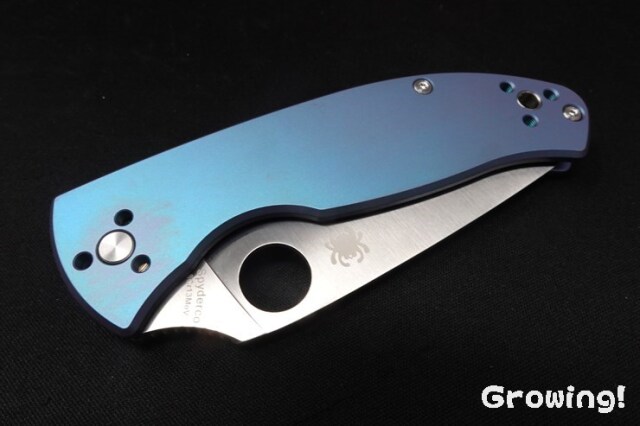 spyderco スパイダルコStretch 青紙スーパー3層鋼限定品 spyderco スパイダルコStretch 青紙スーパー3層鋼限定品