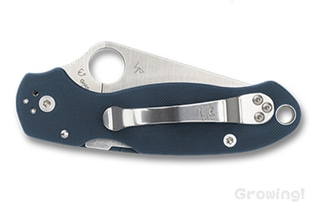 新品‼️スパイダルコ　パラ3 para3ブルー Spyderco Para 3 Lightweight Compression Lock Knife Blue (3