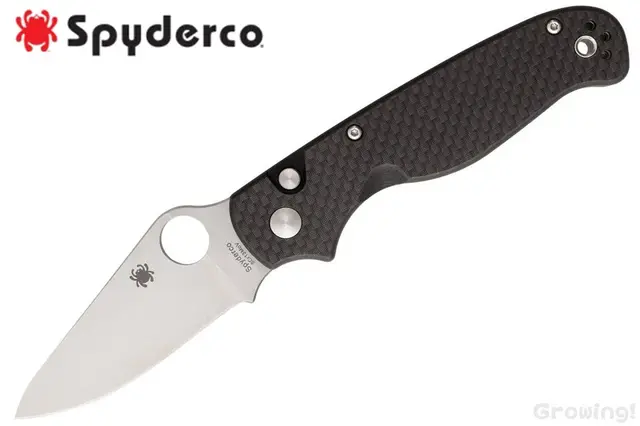 Spyderco【スパイダルコ】■ ボタンアップ 【8Cr13MoV】【カーボンファイバー】ButtonUp C275CFP 折りたたみ