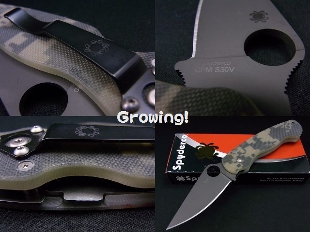 ナイフショップ グローイング!□Spyderco【スパイダルコ ナイフショップ グローイング!□Spyderco【スパイダルコ