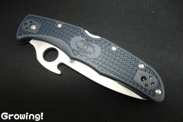 ナイフショップ グローイング！□Spyderco【スパイダルコ】□ エンデューラ 4 【VG-10】【直刃・波刃】【WAVE】ツナミ Endura4  折りたたみナイフ