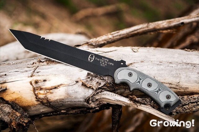 TOPS KNIVES タクティカルナイフ TOPS Knives, Interceptor Police Utility Fixed Blade Tactical