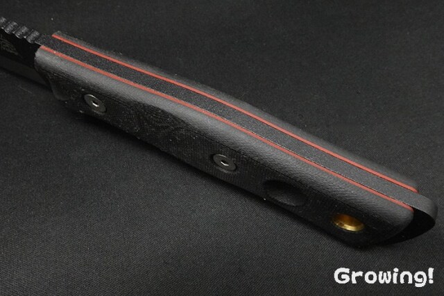 クロ★極美キルテッドメイプル★美ココボロ★カスタム★Jim Baxter★ ナイフショップ グローイング！□TOPS【トップス】□ 「フィールド