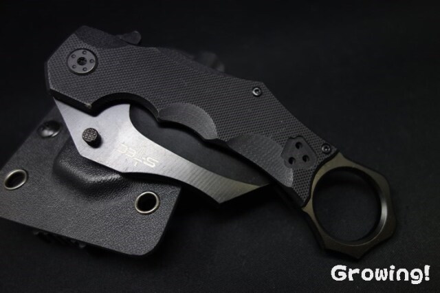 オリジナル　カランビット　9 ナイフショップ グローイング！□S-TEC□ 「カランビット