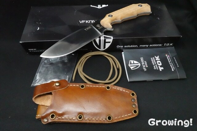 ハイパーナイフ　プロープ　ボディ用　韓国製 ホーグ 35156 EX-F01 7インチ フィクスド ドロップポイント ココボロ