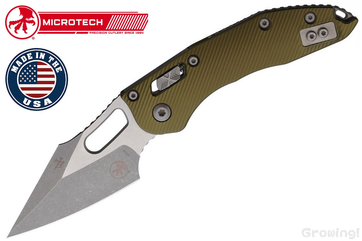 Microtech【マイクロテック】■ 「スティッチ」 【M390MK】【Ram-Lok】【ODグリーンG-10】Stitch Apocalyptic 169RL-10-APFLOD 折りたたみ アメリカ製 【配送料無料】
