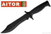 AITOR【アイトール】■ OSO NEGRO 【ブラック】【ステンレス】【ポリマー】フィックスド サバイバル スペイン製 【配送料無料】