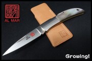 AL MAR【アルマー】■ #1002 ホーク 【AUS-8】【マザーオブパール】Hawk ジェントルマンズ 【配送料無料】 【廃番】