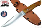 BARK RIVER KNIVES【バークリバー・ナイブス】■ 「ヒューロン リバー」【MagnaCut】【オサジオレンジ】 【ピンクライナー】Huron river フルタング フィックスド アメリカ製  【配送料無料】 【廃番】