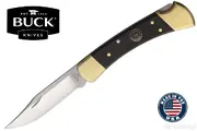 BUCK【バック】ナイフ■ #110 フォールディングハンター アメリカ建国250周年 記念モデル【420HC】【エボニー】【レザー】110BRSUSA1 折りたたみ アメリカ製 【配送料無料】 【廃番】