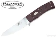 FALLKNIVEN【ファルクニーベン】■ 「HK6」ハンターズナイフ 【3G】【はまぐり刃】【マルーン マイカルタ】HK6L フルタング フィックスド  【配送料無料】