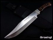 56KRD1009【デッドストック ヒロ ナイフ ケース付 美品】シースナイフ/アウトドア/キャンプ/HIRO IC CUT/丸章工業/石川刃物製作所/増井紘昭 IC CUT【ICカット】HIRO【ヒロ】｜ナイフショップ グローイング