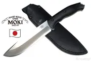 MOKI KNIFE【モキ ナイフ】■ バーグ ロブソン ラギットマン【VG-10W】【コンベックス】【ブラック マイカルタ】Berg Robson ruggedman MK-2024BM-CO-RGM ブッシュクラフト フィックスド 日本製 【配送料無料】 【ポイント7％】