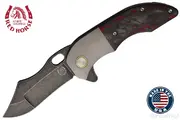 Red Horse Knife Works【レッド ホース ナイフ ワークス】■ ウォーピッグ 【CPM-S35VN】【フリッパー】【チタニウム】【カーボンファイバー】War Pig 折りたたみ  フォルダー アメリカ製 【配送料無料】