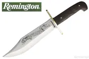 Remington【レミントン】■ アメリカン スピリッツ ボウイナイフ【ステンレス】【ブラウンウッド】American Spirit 大型フィックスド アメリカ製  【配送料無料】