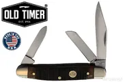 SCHRADE【シュレード】■ 「OLD TIMER」ブレード3枚 ジェネレーショナル 34 OTG【1095HC】【ボーン】折りたたみ アメリカ製