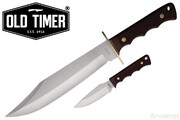 SCHRADE【シュレード】■ 「OLD TIMER」ボウイナイフ 2本セット【ステンレス】【シンセティック】 フィックスド