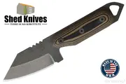 Shed Knives【シェッド ナイブズ】■「2026 US」タント【154CM】【コヨーテ タンG-10】フルタング フィックスド アメリカ製 【配送料無料】