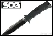 SOG【ソグ】■ SEAL Pup「Elite」コンバットナイフ【AUS-8】【ブラック】【カイデックス】受賞 E37T-K フィックスド