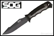 SOG【ソグ】■ SEAL Strike デラックス【AUS-8】【GRN】【DXシース(ブラック）】【ファイヤースターター】【シャープナー】シール ストライク コンバット フィックスド