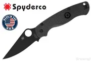 Spyderco【スパイダルコ】■ パラ ミリタリー2 【CTS-BD1N】【コンプレッションロック】【FRN】C81PBBK2 Para Military 2 折りたたみ アメリカ製 【配送料無料】