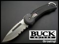 BUCK【バック】ナイフ■ レッドポイント【ブラック】 【420HC】【セーフスピン】【ラバー】Redpoint 【廃番】